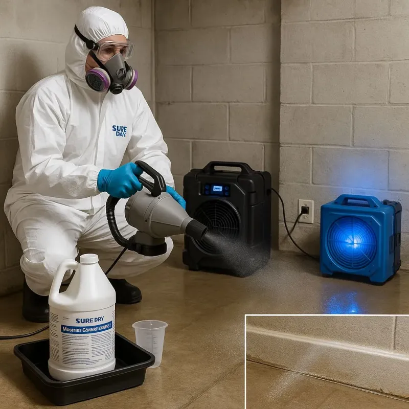 Sanitization and Odor Removal process in Grafton, WV